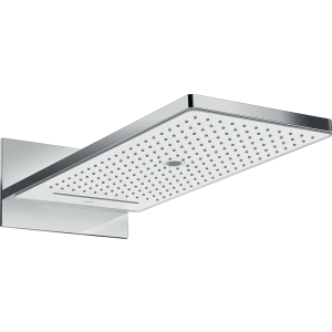 Верхний душ hansgrohe Rainmaker Select 580 3jet с настенным креплением скрытого монтажа 24001400, белый/хром
