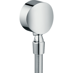 Шланговое подключение hansgrohe FixFit S с клапаном обратного тока и шарнирным соединением 27506000, хром