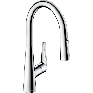 Смеситель для кухонной мойки hansgrohe Talis M51 200, с вытяжным душем 2jet 72813000, хром
