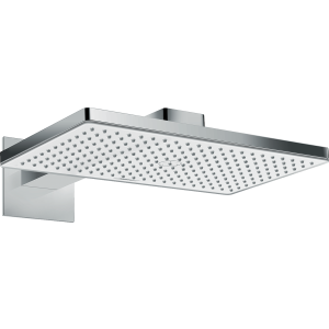 Верхний душ hansgrohe Rainmaker Select 460 1jet с настенным кронштейном 24003400, белый/хром