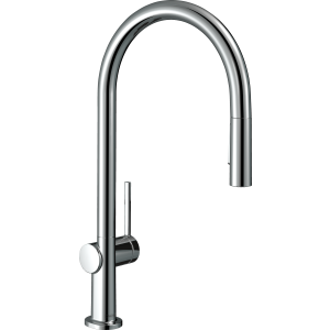Смеситель для кухонной мойки hansgrohe Talis M54 210, с вытяжным душем 2jet 72800000, хром
