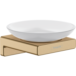 Мыльница hansgrohe AddStoris 41746140, шлифованная бронза