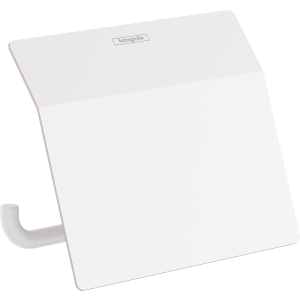 Держатель для туалетной бумаги hansgrohe AddStoris с крышкой 41753700, матовый белый