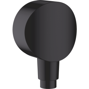 Шланговое подключение hansgrohe FixFit S с клапаном обратного тока 26453670, матовый черный