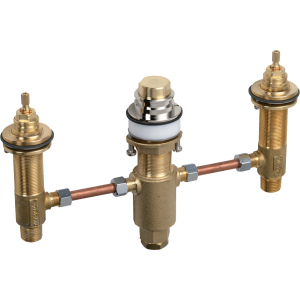 Встраиваемая часть двухвентильного смесителя на край ванны на 3 отверстия hansgrohe 13233180