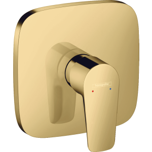 Внешняя часть смесителя для душа hansgrohe Talis E скрытого монтажа 71765990, полированное золото