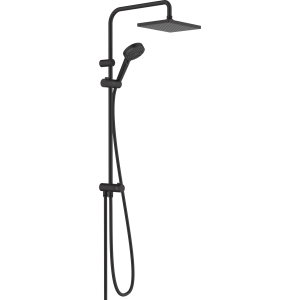 Душевая система hansgrohe Vernis Shape 230 1jet Reno с переключателем потоков 26282670, матовый черный
