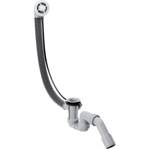 Скрытая часть системы слива-перелива для стандартных ванн hansgrohe Flexaplus 58140180