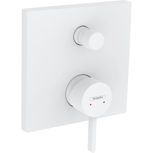 Внешняя часть смесителя для ванны hansgrohe Finoris скрытого монтажа 76415700, матовый белый