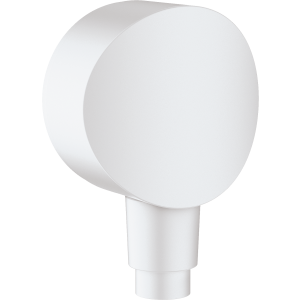 Шланговое подключение hansgrohe FixFit S с клапаном обратного тока 26453700, матовый белый