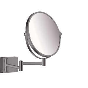 Косметическое зеркало hansgrohe AddStoris 41791340, шлифованный черный хром