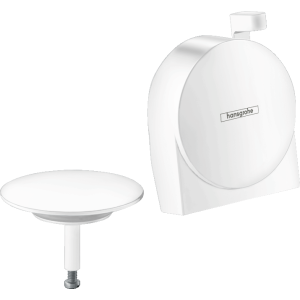 Внешняя часть системы налива/слива-перелива для ванны hansgrohe Exafill S 58117700, матовый белый