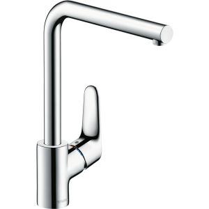 Смеситель для кухонной мойки hansgrohe Focus M41 280, с поворотным изливом 31817000, хром