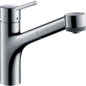 Смеситель для кухонной мойки hansgrohe Talis M52 170, с вытяжным душем 2jet 32841000, хром