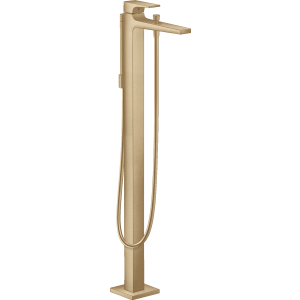 Внешняя часть смесителя для ванны hansgrohe Metropol напольного монтажа 32532140, шлифованная бронза