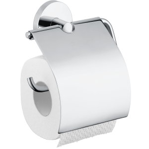 Держатель для туалетной бумаги hansgrohe Logis с крышкой 40523000, хром