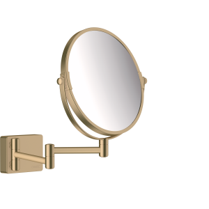 Косметическое зеркало hansgrohe AddStoris 41791140, шлифованная бронза