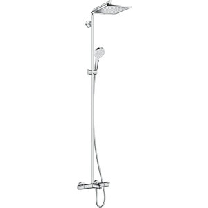 Душевая система hansgrohe Crometta E 240 1jet с термостатом для ванны 27298000, хром