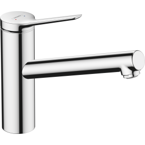 Смеситель для кухонной мойки hansgrohe Zesis M33 150, с поворотным изливом 74802000, хром