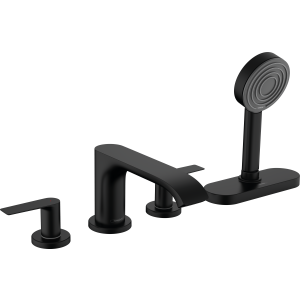 Внешняя часть смесителя для ванны hansgrohe Vivenis на край ванны, на 4 отверстия, с sBox 75444670, матовый черный