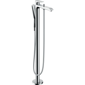 Внешняя часть смесителя для ванны hansgrohe Metris напольного монтажа 31471000, хром