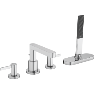 Внешняя часть смесителя для ванны hansgrohe Finoris на край ванны, на 4 отверстия, с sBox 76444000, хром