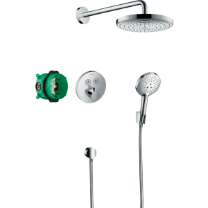 Душевая система hansgrohe Raindance Select S 240 2jet скрытого монтажа с термостатом 27297000, хром