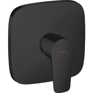 Внешняя часть смесителя для душа hansgrohe Talis E скрытого монтажа 71765670, матовый черный