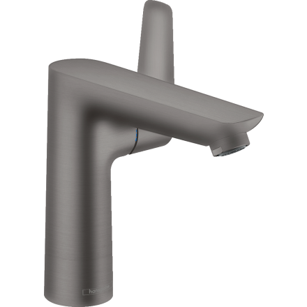 Смеситель для раковины hansgrohe Talis E 150 со сливным гарнитуром 71754340, шлифованный черный хром