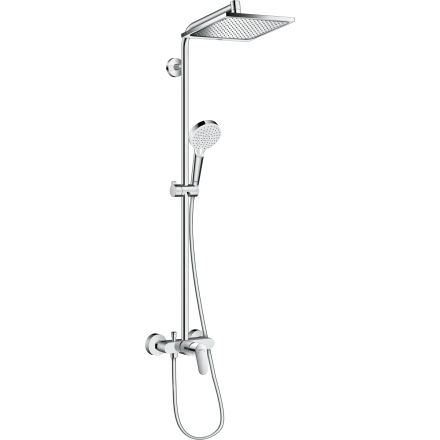 Душевая система hansgrohe Crometta E 240 1jet со смесителем для душа 27284000, хром