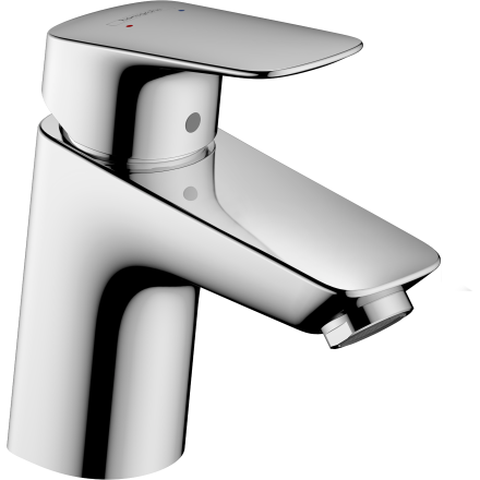 Смеситель для раковины hansgrohe Logis 70 со сливным клапаном Push-Open 71077000, хром