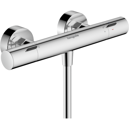 Термостат для душа hansgrohe Ecostat Fine, с ограничителем температуры, 13323000, хром