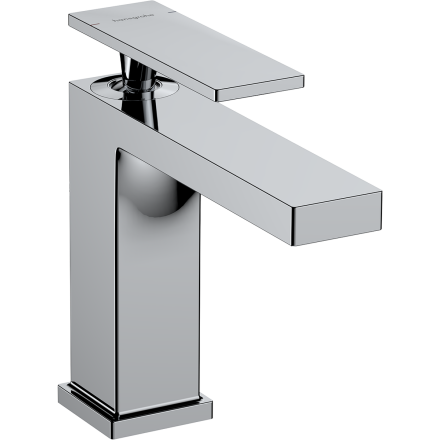 Смеситель для раковины hansgrohe Tecturis E 110, EcoSmart+, с донным клапаном, 73010000, хром