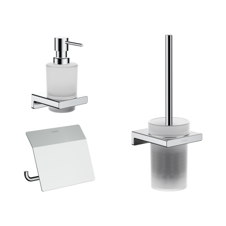 Готовый набор аксессуаров hansgrohe AddStoris HG-PR204, хром