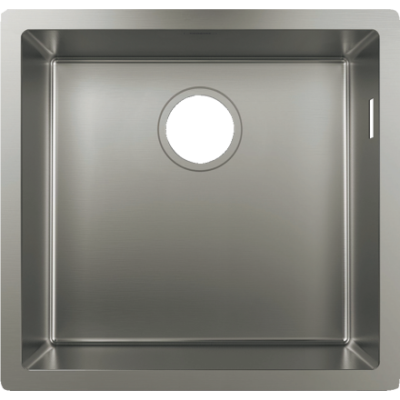 Кухонная мойка hansgrohe S71 S719-U450 интегрированная 43426800, нержавеющая сталь