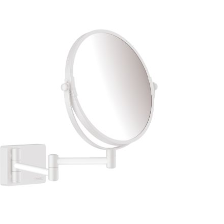 Косметическое зеркало hansgrohe AddStoris 41791700, матовый белый