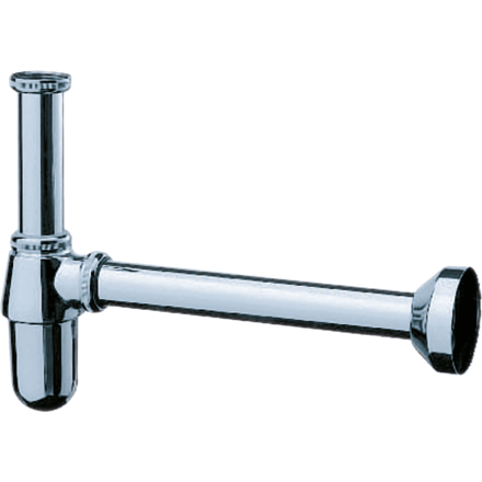 Сифон для раковины hansgrohe бутылочный 52010000, хром