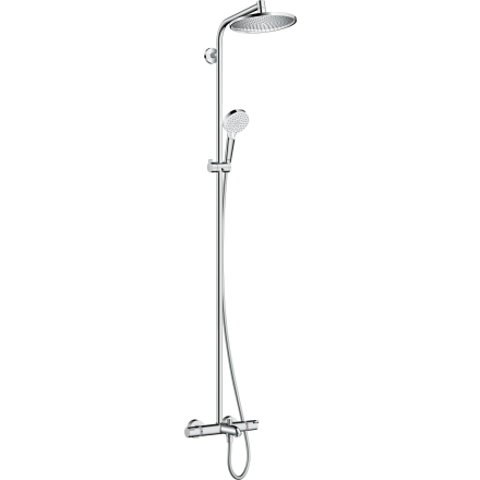 Душевая система hansgrohe Crometta S 240 1jet с термостатом для ванны 27320000, хром