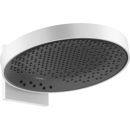 Верхний душ hansgrohe Rainfinity 360 3jet с настенным креплением скрытого монтажа 26234700, матовый белый