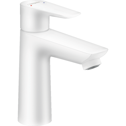 Смеситель для раковины hansgrohe Talis E 110, без сливного гарнитура 71712700, матовый белый