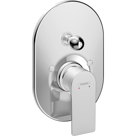Внешняя часть смесителя для ванны hansgrohe Rebris E скрытого монтажа 72459000, хром