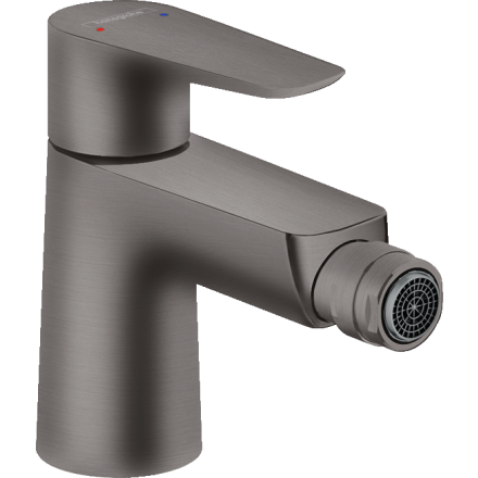 Смеситель для биде hansgrohe Talis E со сливным гарнитуром 71720340, шлифованный черный хром