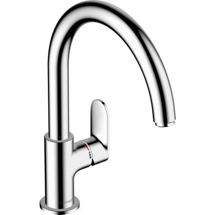 Смеситель для кухонной мойки hansgrohe Vernis Blend M35 260, с поворотным изливом 71870000, хром
