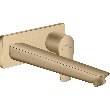 Внешняя часть смесителя для раковины hansgrohe Talis E скрытого монтажа, настенный 71734140, шлифованная бронза