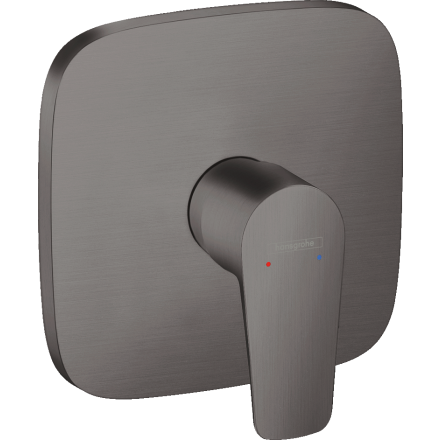 Внешняя часть смесителя для душа hansgrohe Talis E скрытого монтажа 71765340, шлифованный черный хром