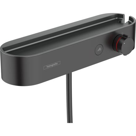 Термостат для душа hansgrohe ShowerTablet Select 400 с полочкой, 24360670, матовый черный