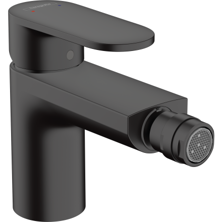 Смеситель для биде hansgrohe Vernis Blend со сливным гарнитуром 71210670, матовый черный