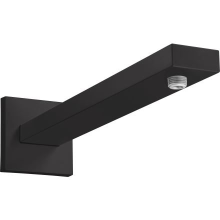 Душевой кронштейн hansgrohe Square настенный 389 мм 27694670, матовый черный