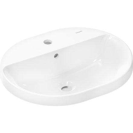 Раковина hansgrohe Xuniva U встраиваемая 55x45 см, 60161450, белый