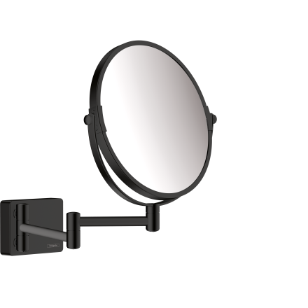 Косметическое зеркало hansgrohe AddStoris 41791670, матовый черный